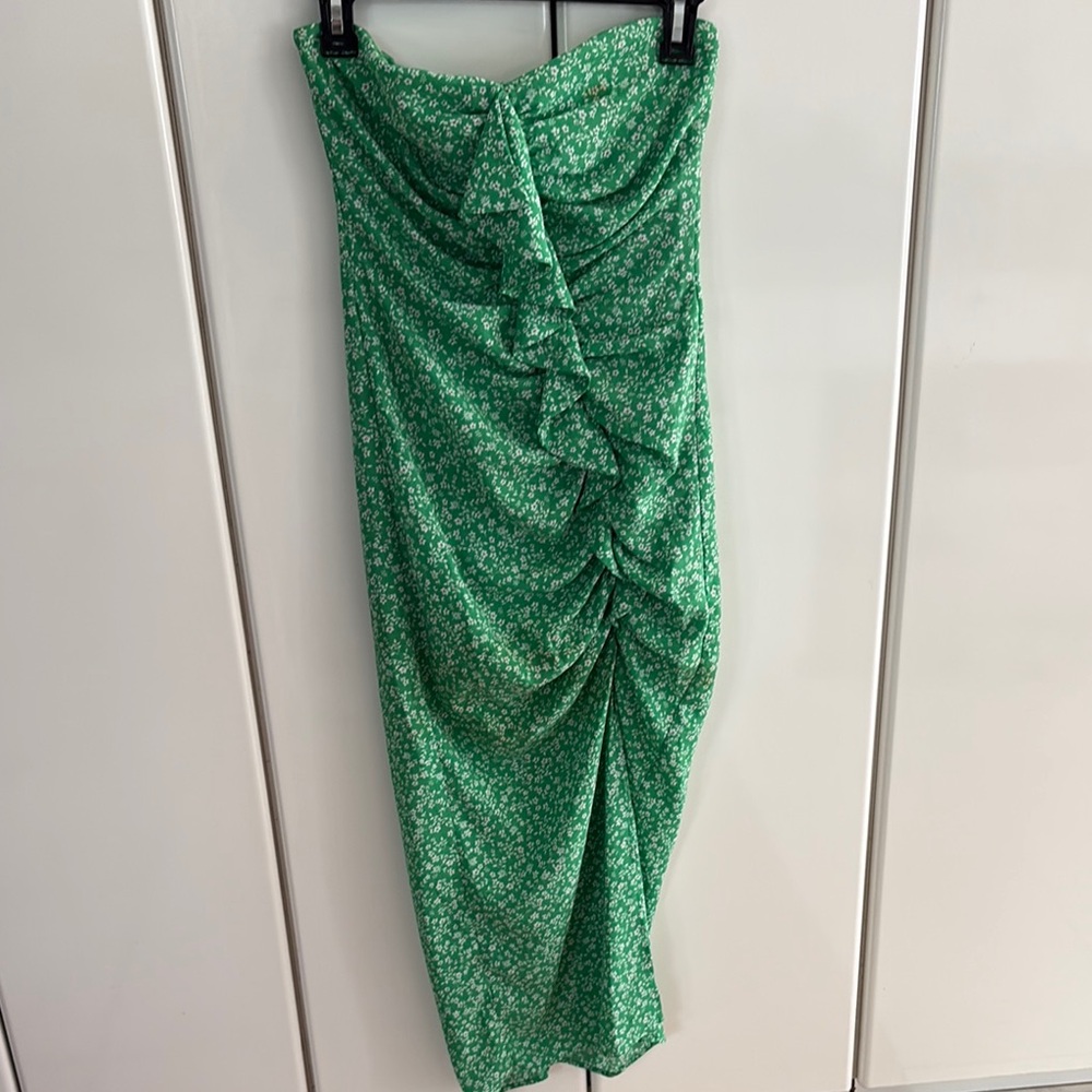 Likely Strapless Floral Cocktail Dress